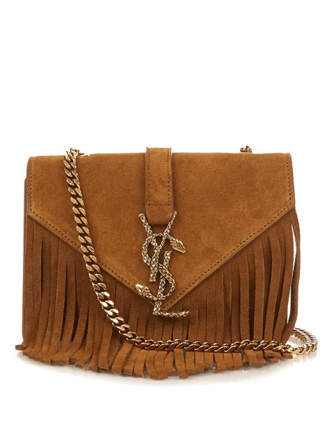 ysl bags brown|ysl cross shoulder bag.